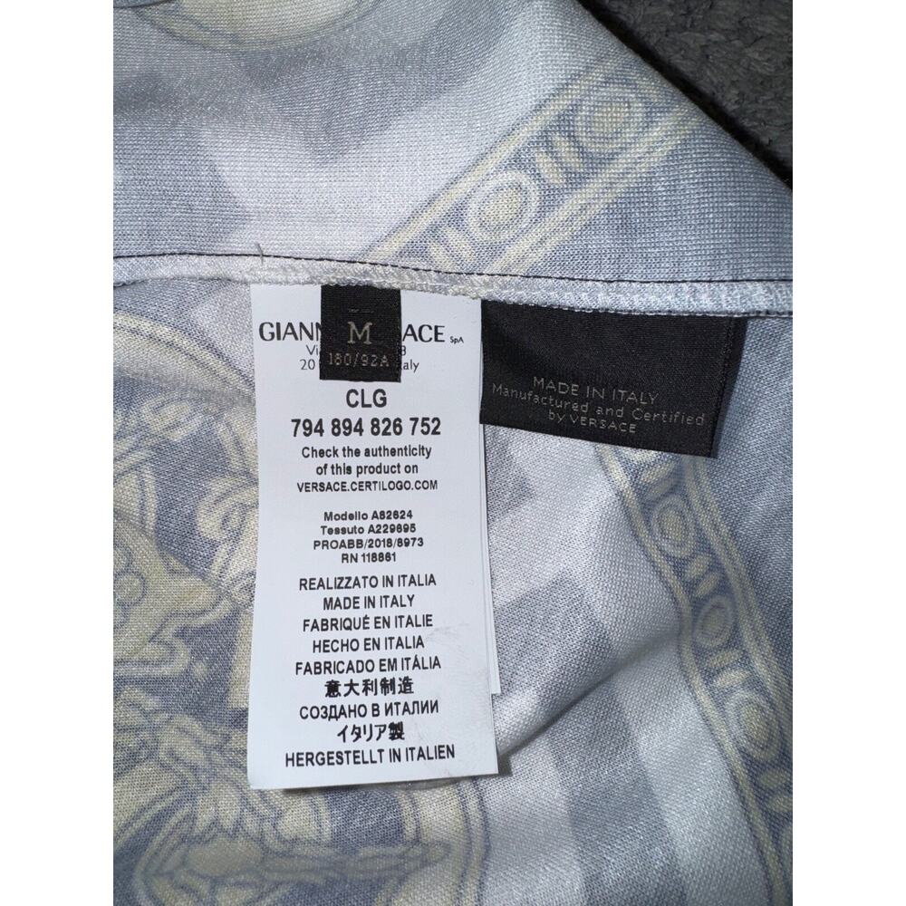 Kith x Versace Lion Tricot Crewneck Black Gold Logo Long Sleeve T-shirt Medium M - Picture 10 of 12